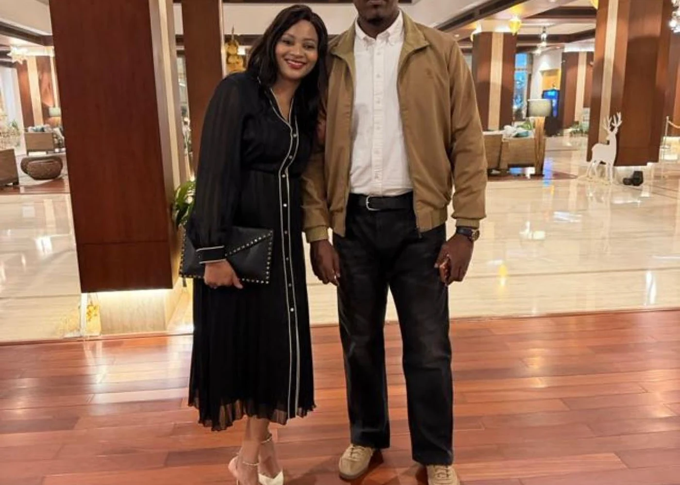 Manasse Ehambe Wetshi and Carine Banza
