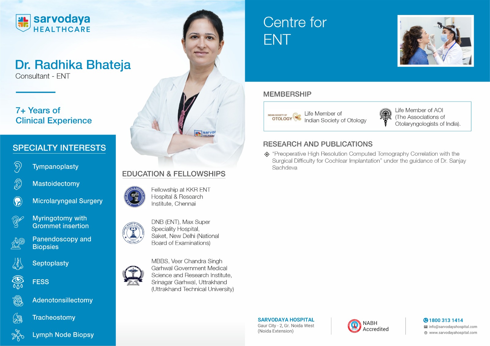 Dr. Radhika Bhateja